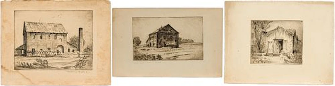 Christopher Murphy Jr., 3 Coastal SC Etchings