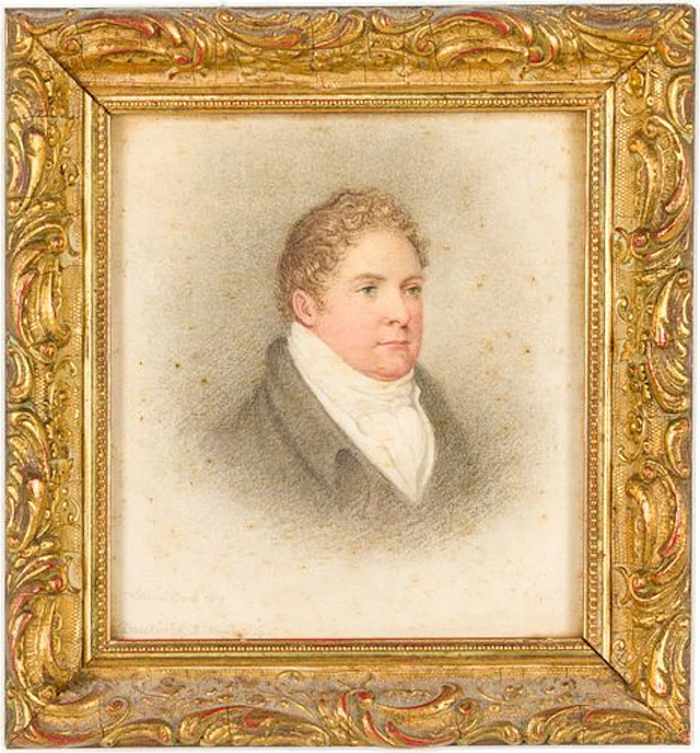 Adam Buck (Irish) Portrait of a Gentleman, W/C, 1819