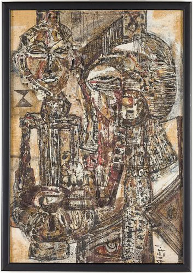 George-Ebrin Adingra (1933-2005), Mixed Media