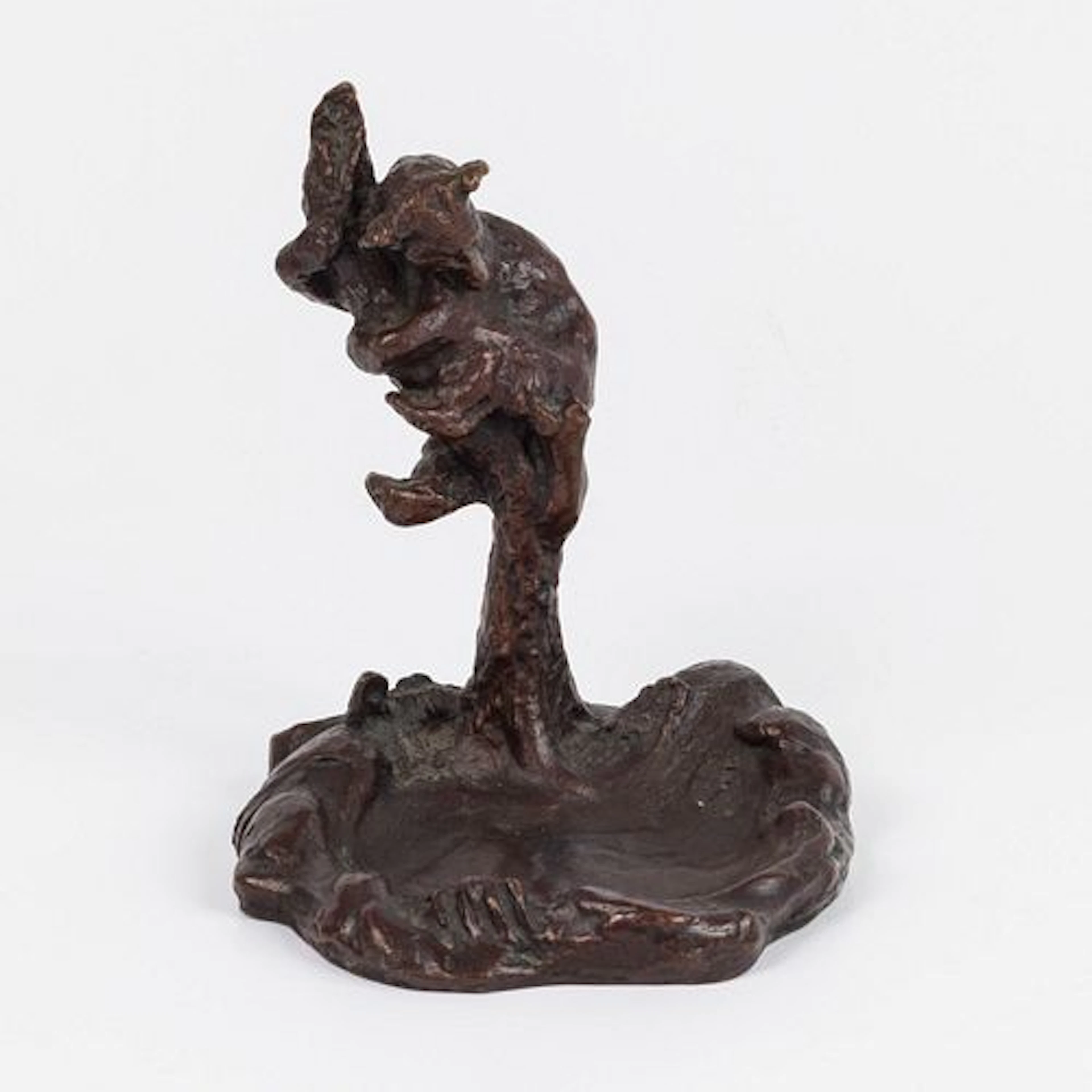 Charles Marion Russell (1864-1926), Treed, Bronze