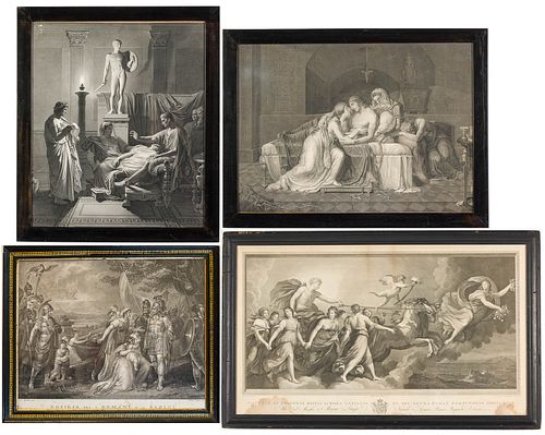 4 Italian & French Engravings