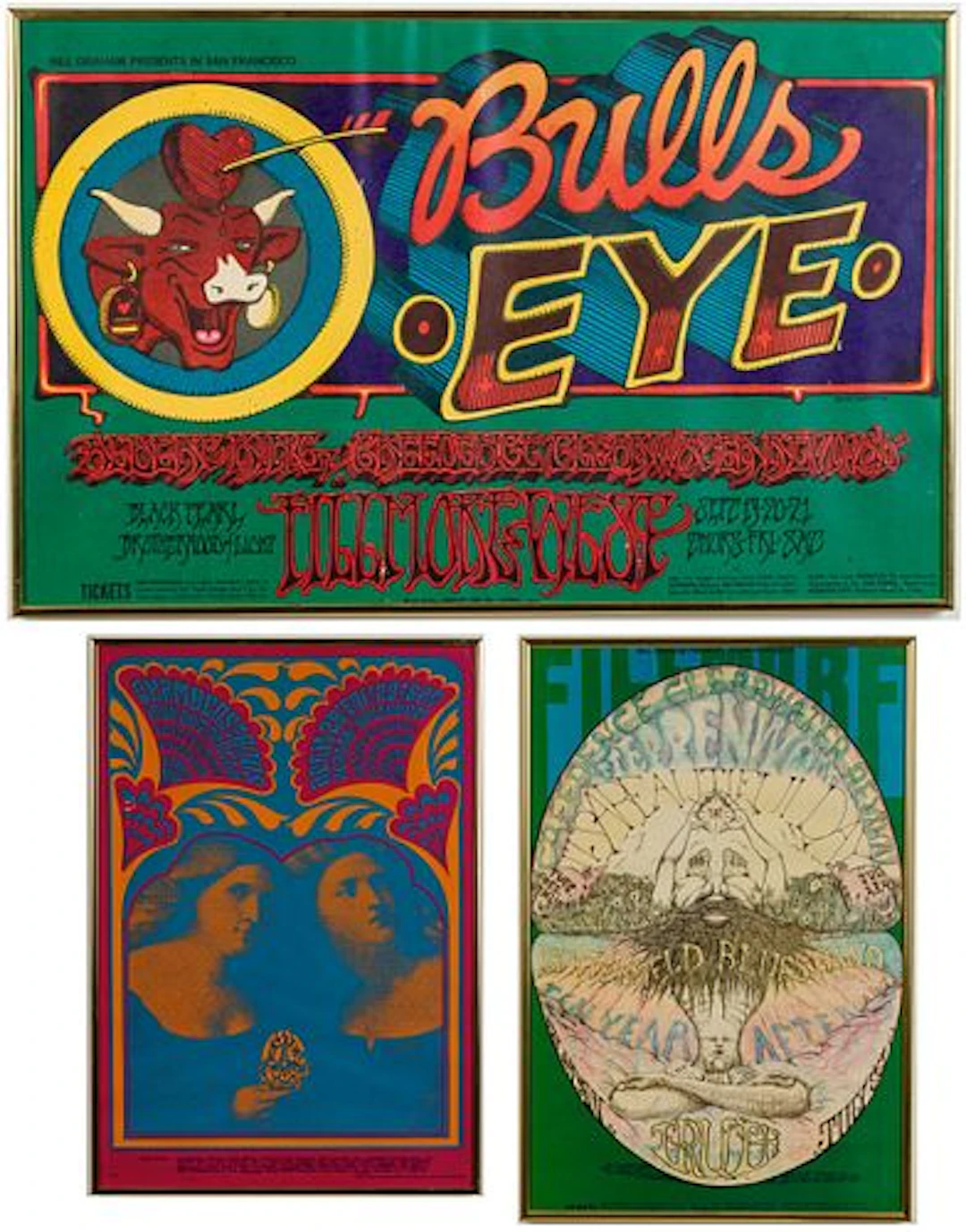 Three Concert Posters, 1960s