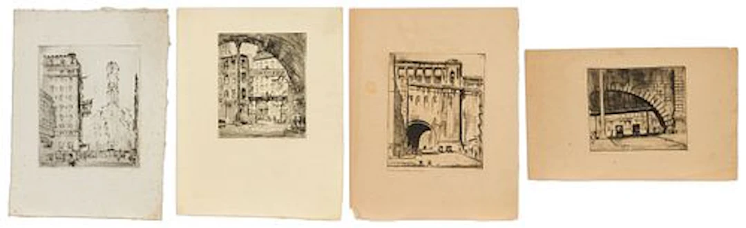 Christopher Murphy Jr., 4 New York Etchings