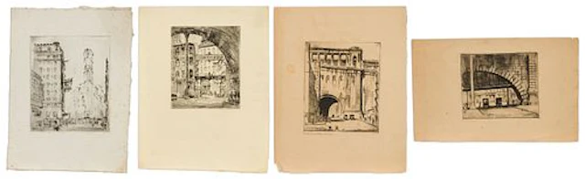 Christopher Murphy Jr., 4 New York Etchings