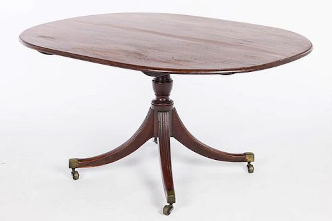 English Regency Tilt Top Breakfast Table, 19th C