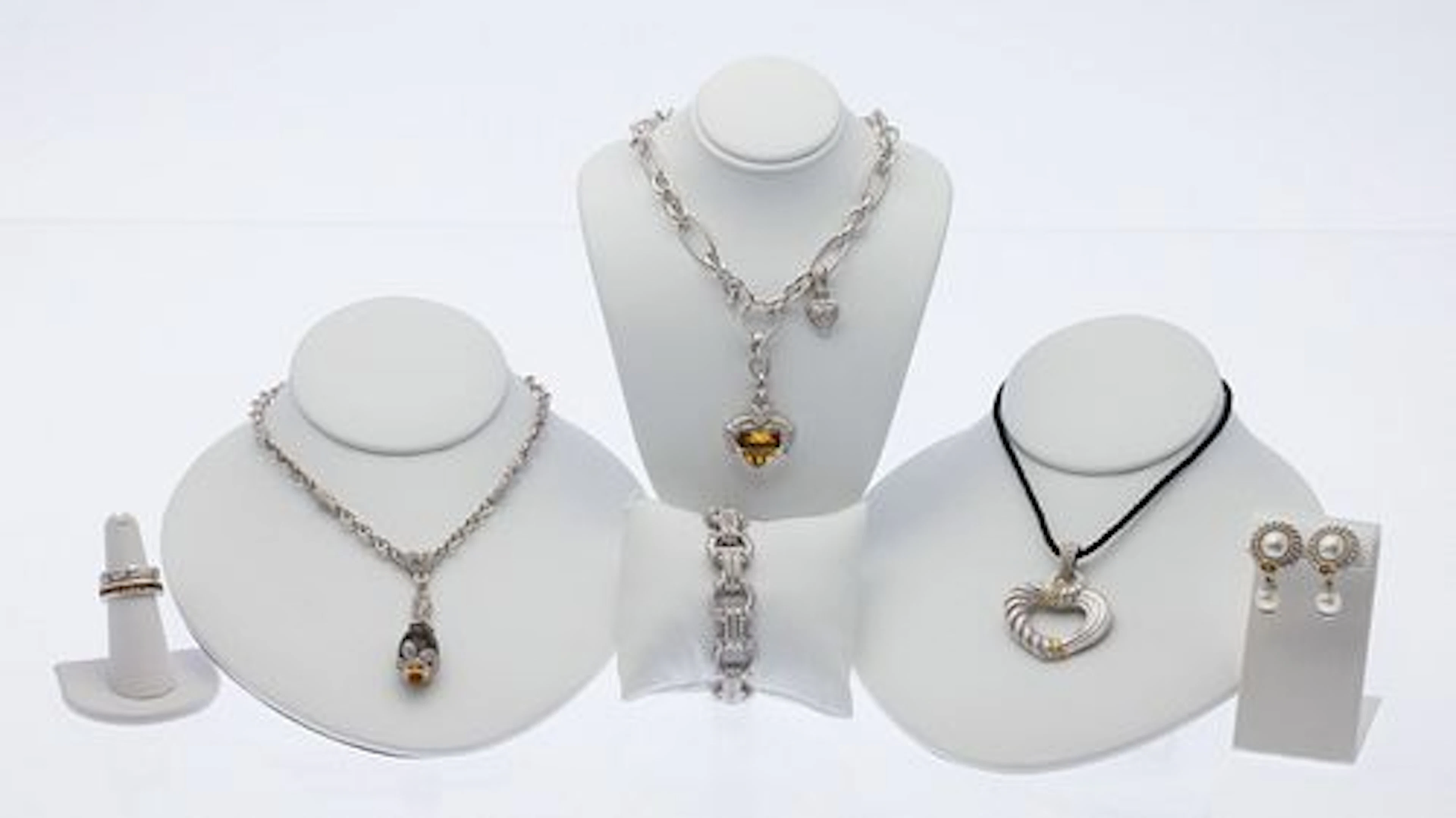 Judith Ripka Sterling & Gemstone Jewelry, 7 pcs.