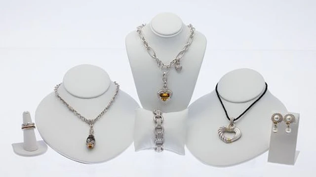 Judith Ripka Sterling & Gemstone Jewelry, 7 pcs.