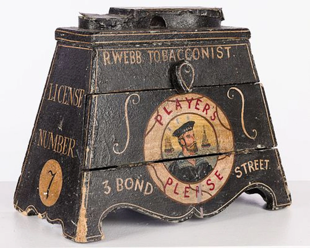 Painted Shoeshine Advertising Stand/ Stool