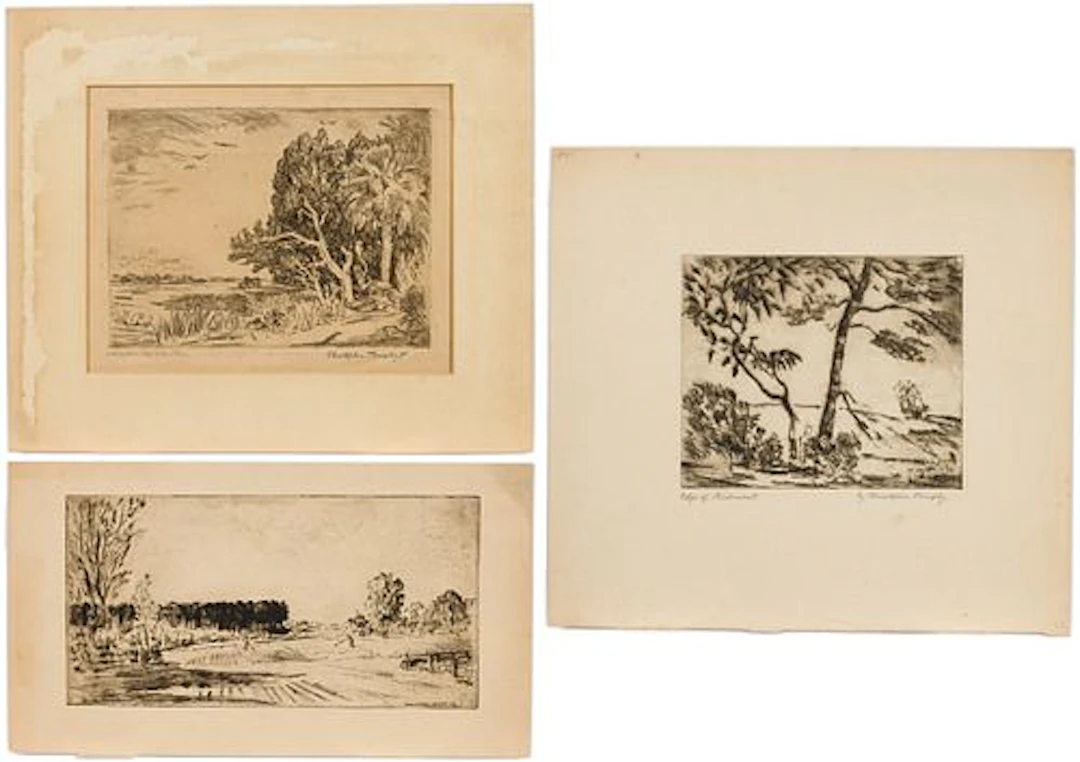 Christopher Murphy Jr., 3 Savannah Coastal Etchings