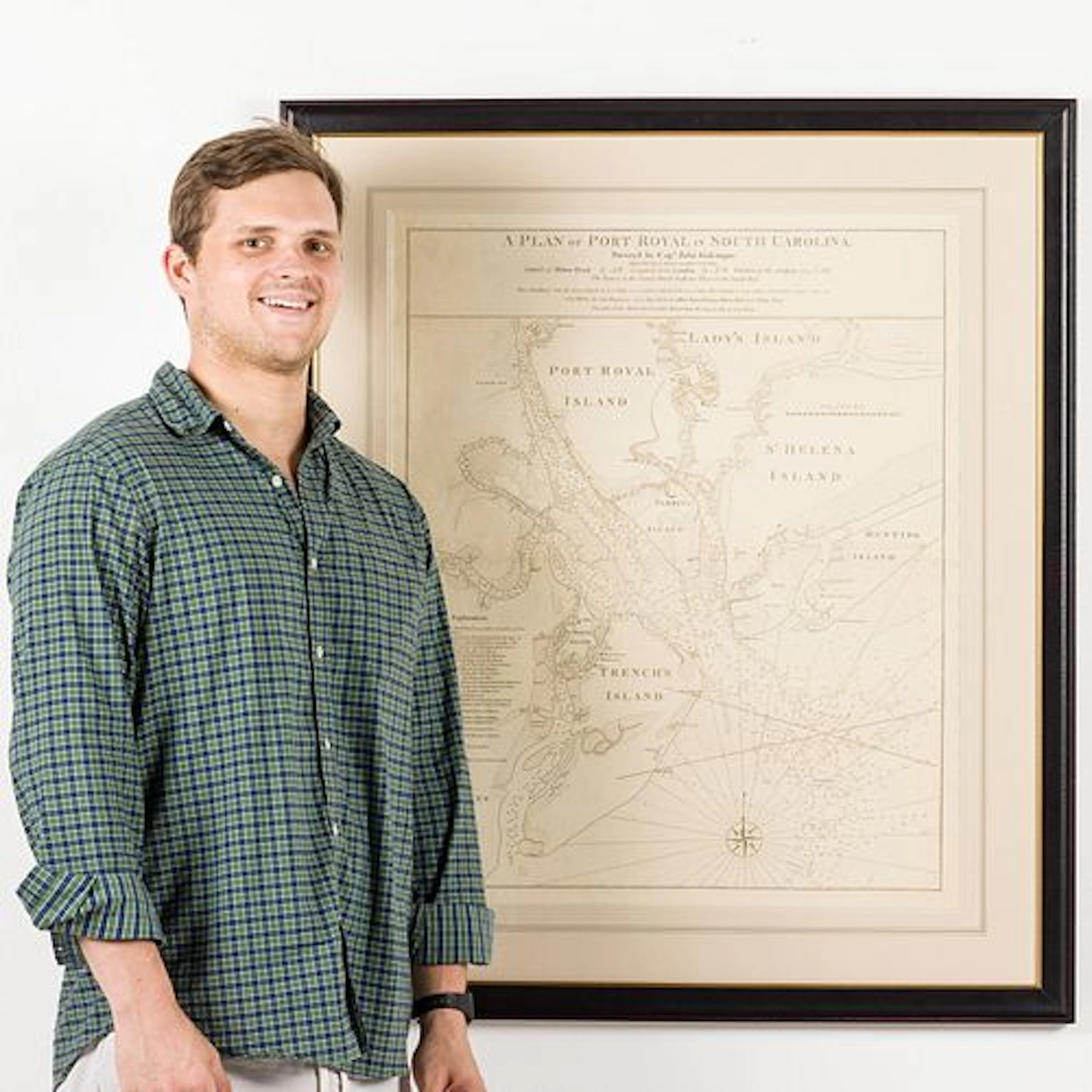 Gascoigne Map of Port Royal in South Carolina, 1773