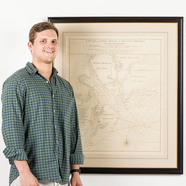 Gascoigne Map of Port Royal in South Carolina, 1773