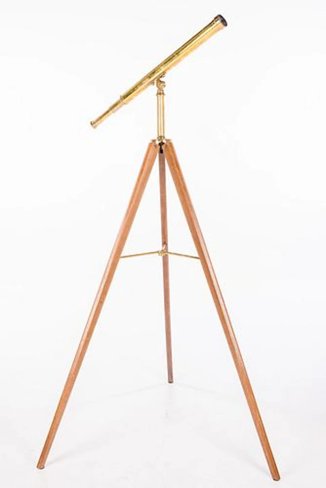Van Cort Brass Telescope on Stand