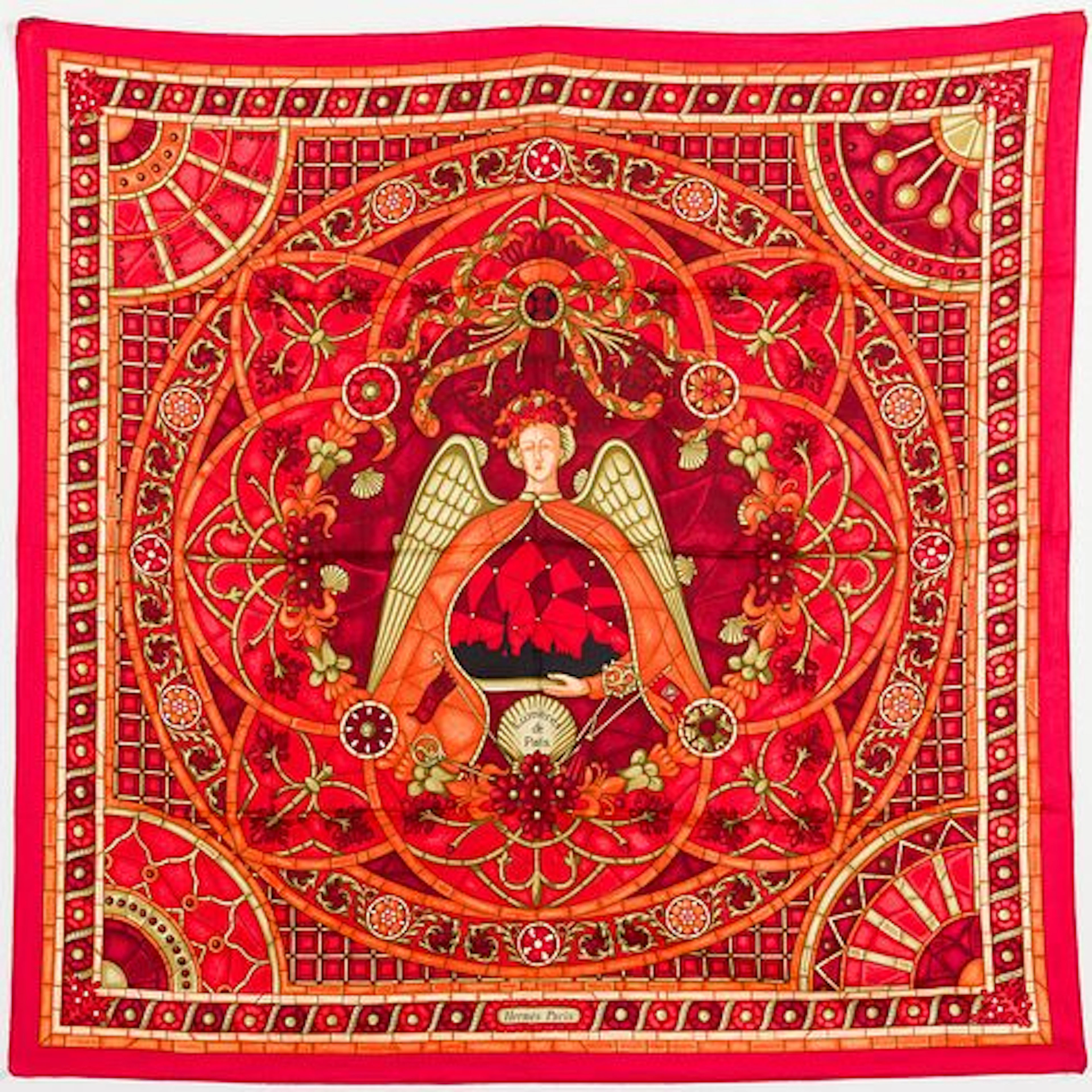 Hermes Lumieres de Paris Silk Scarf
