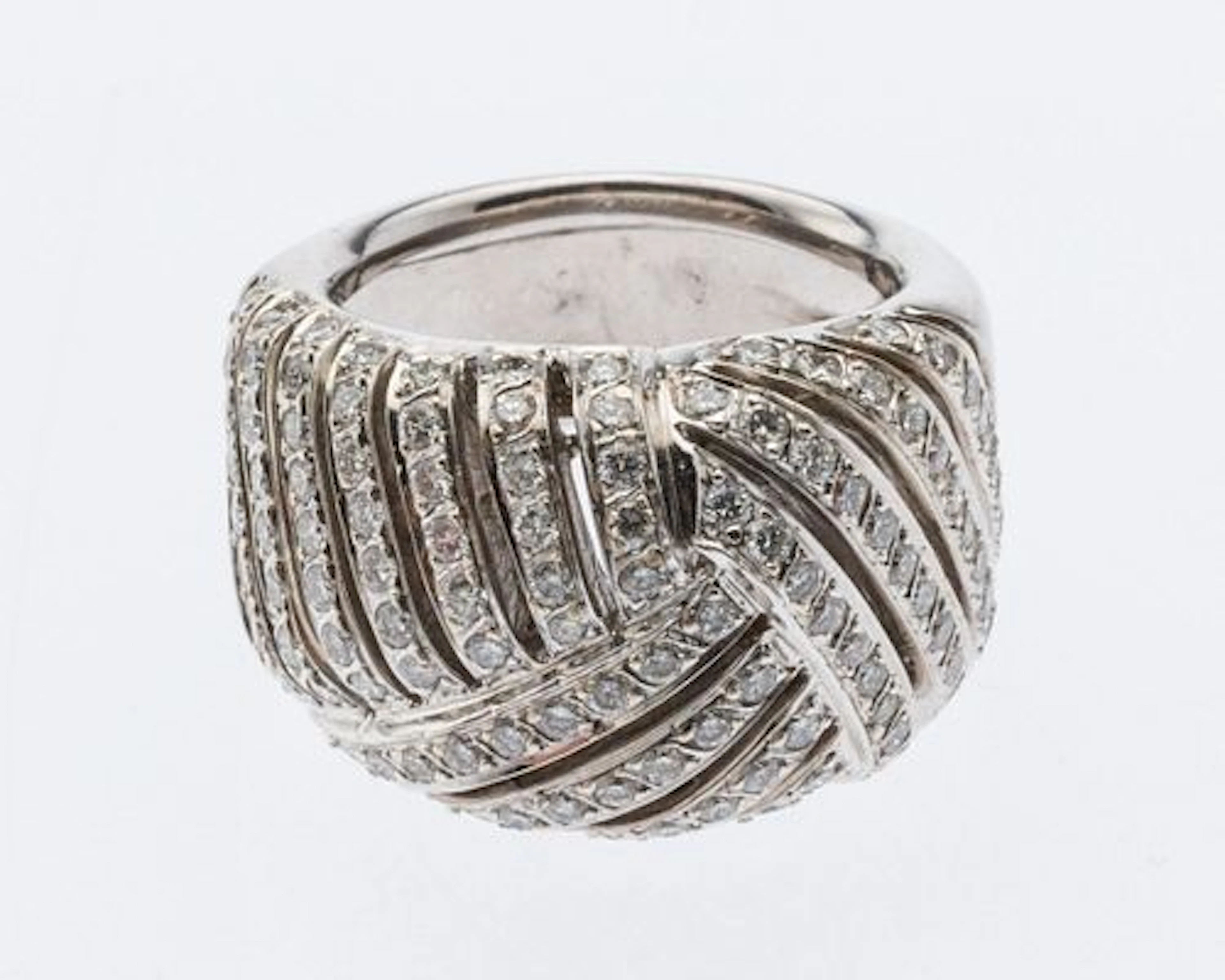 18K Diamond Ring, Size 7