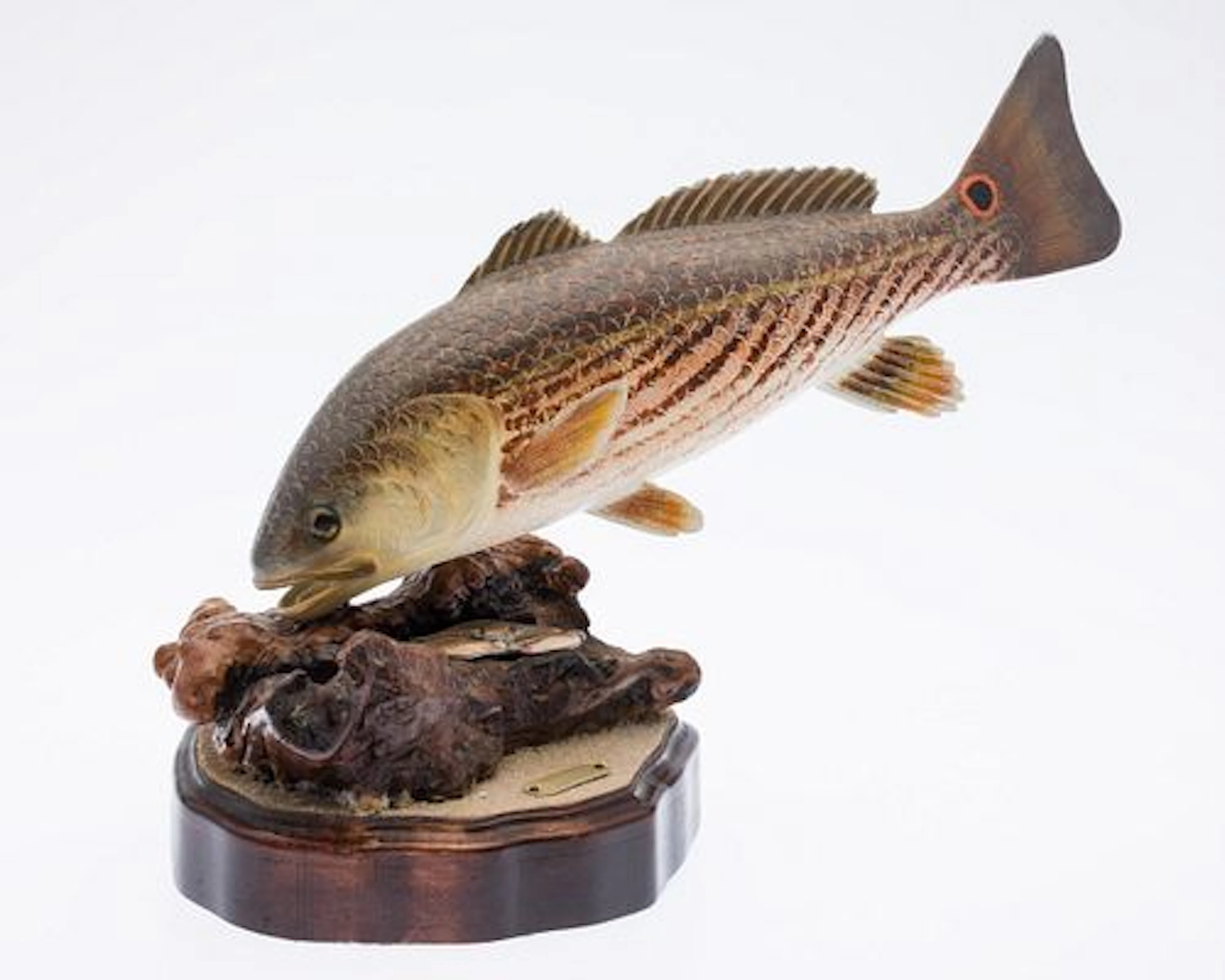 John Bragg, Carved Wood Red Fish, 1993