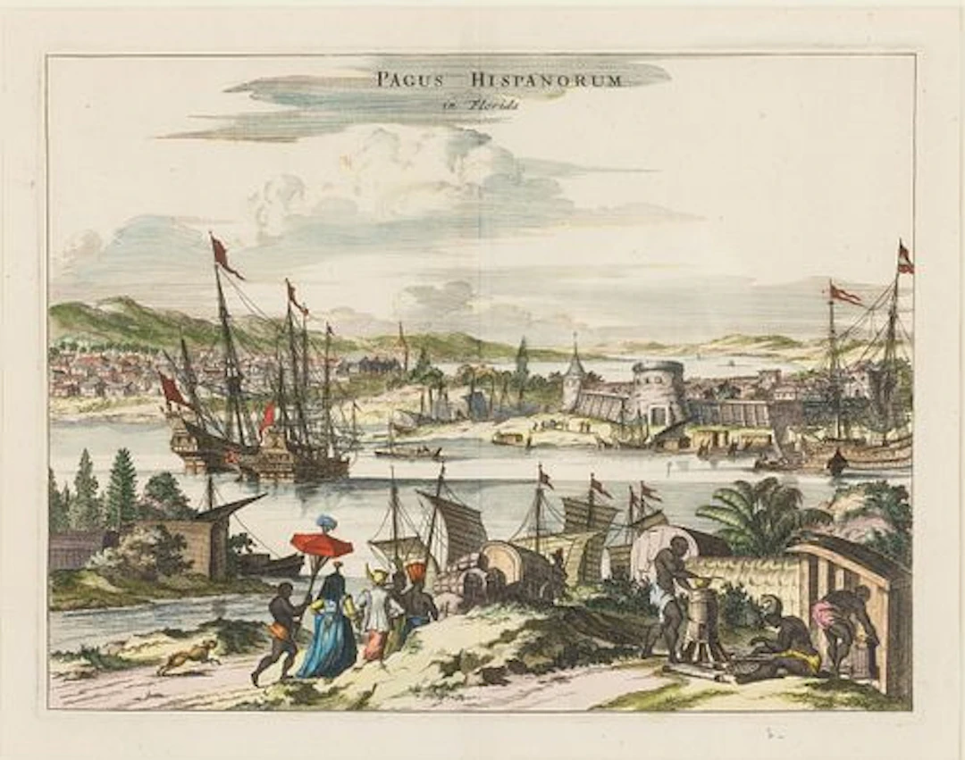 John Ogilby (1600-1676), Pagus Hispanorum in Florida