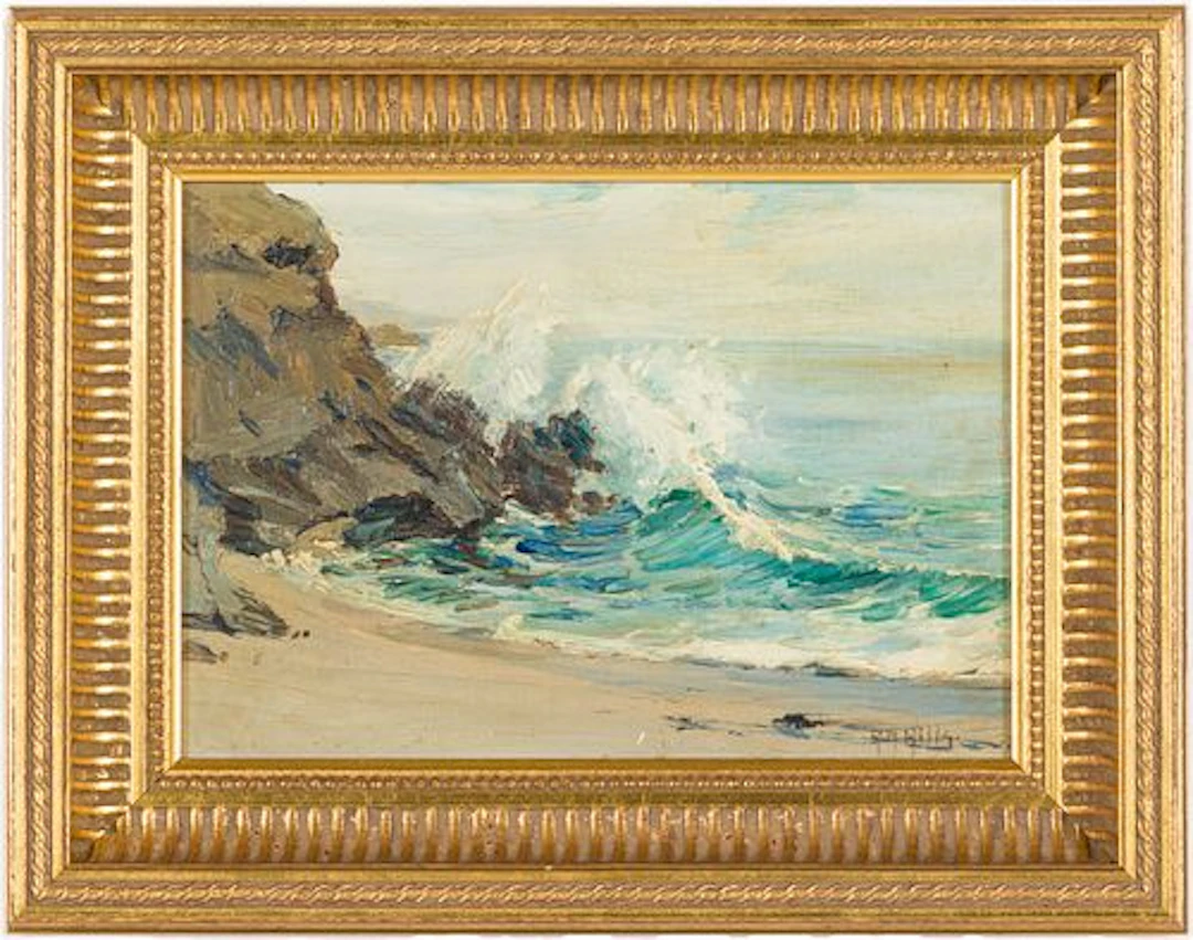 Anna Althea Hills (CA, 1882-1930), Laguna Beach, O/B