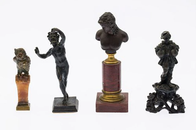 Three Grand Tour Sculptures and a Seal