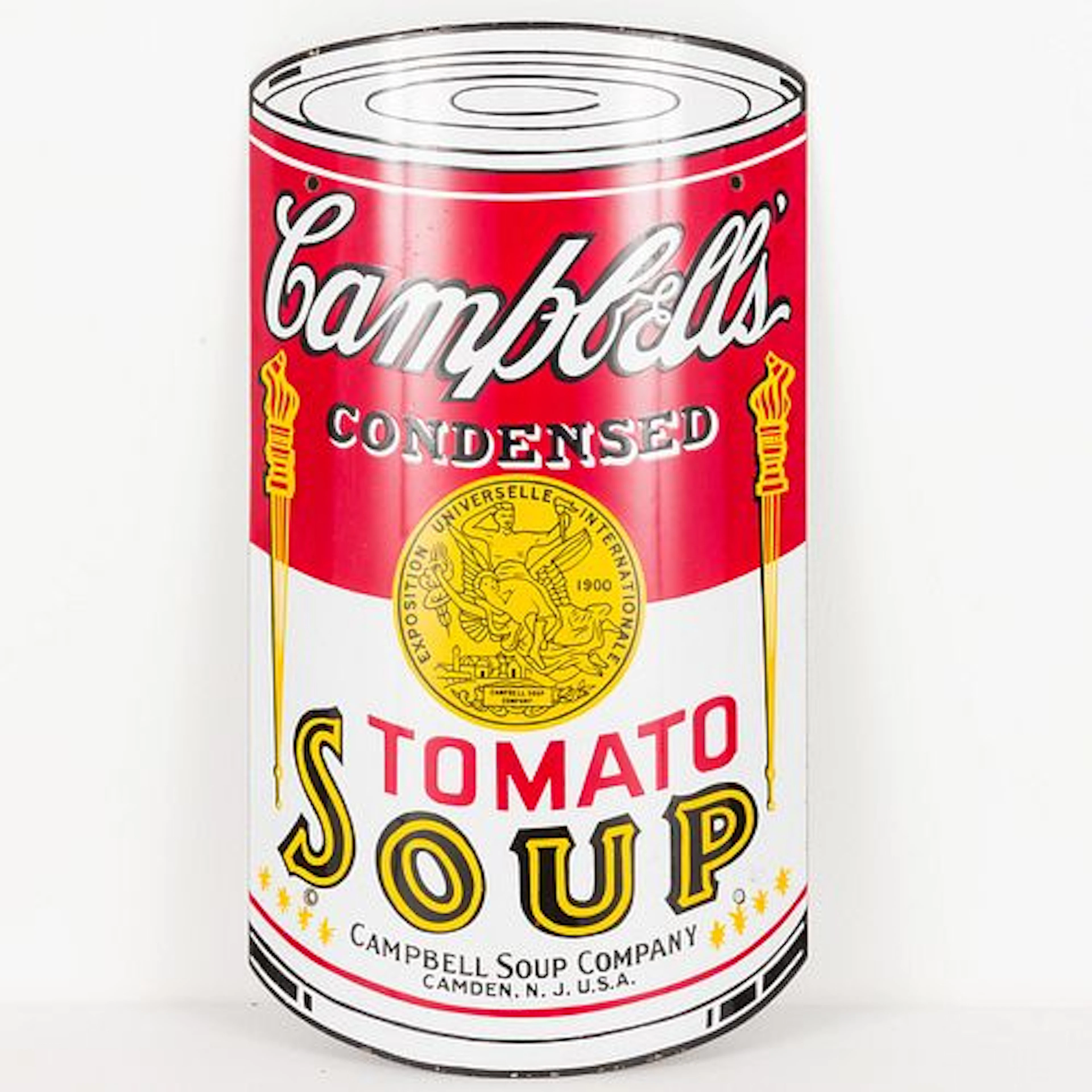 Campbells Soup Porcelain Curved Sign
