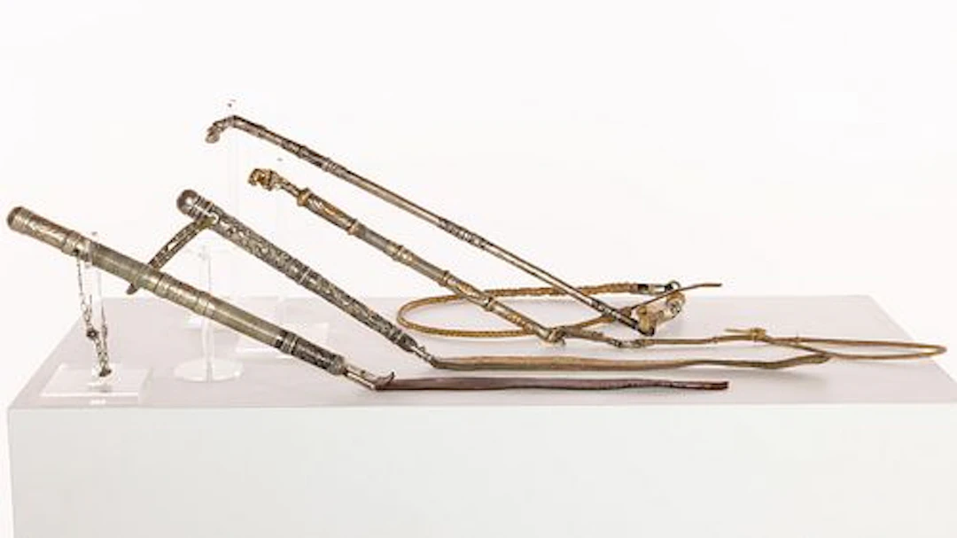 4 South American Gaucho Crops, 19th C