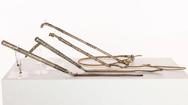 4 South American Gaucho Crops, 19th C