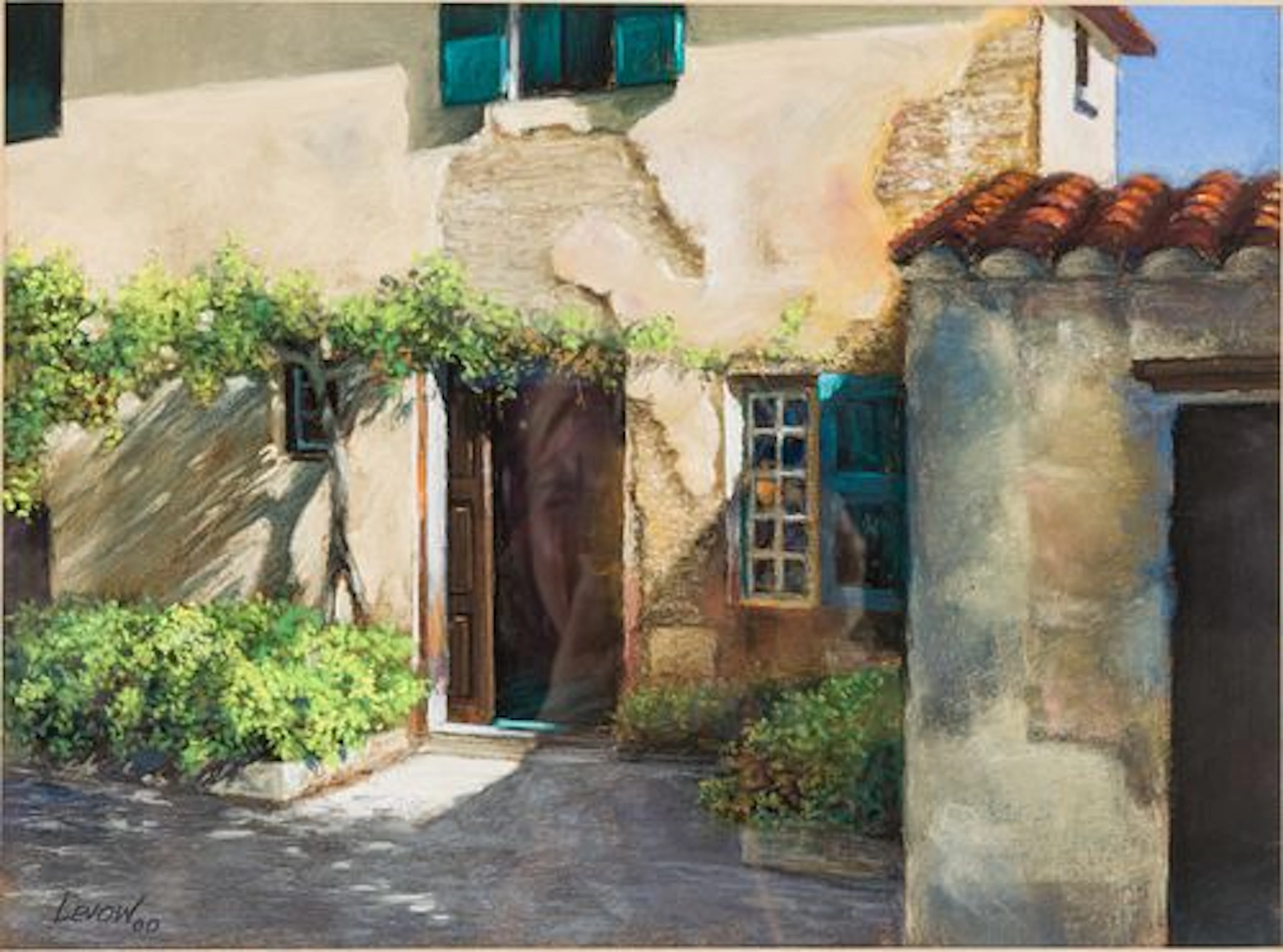 Larry Levow (b. 1934), Cave Val d'Stable, Pastel