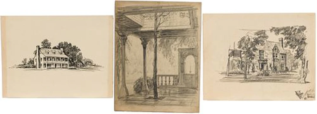 Christopher Murphy Jr. (Sav, 1902-1973), 3 Sketches