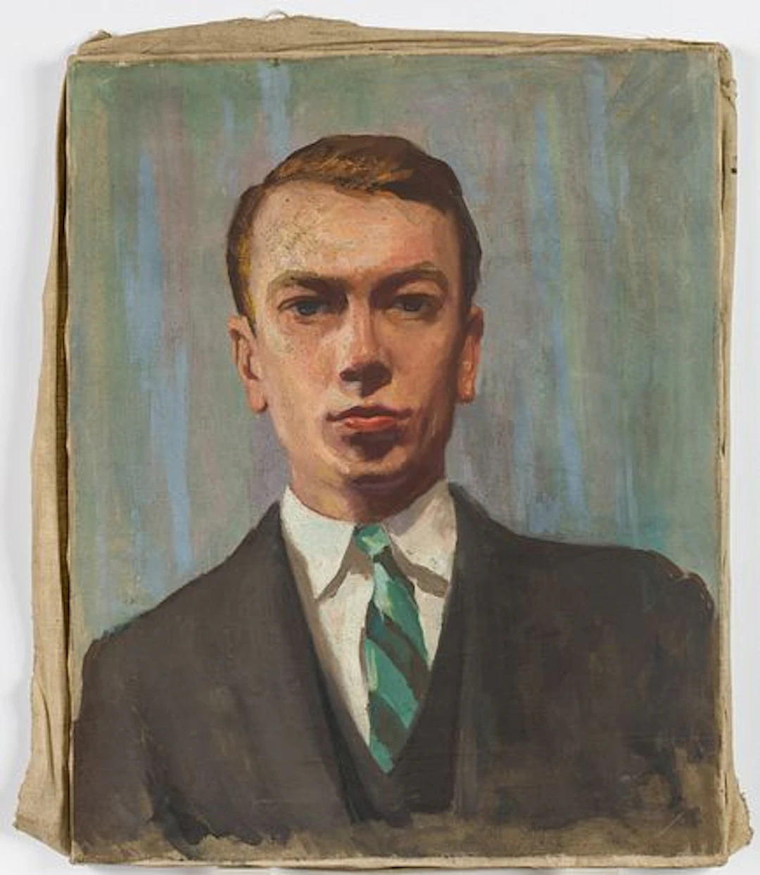 Christopher Murphy Jr, Self-Portrait with Tie, Oil