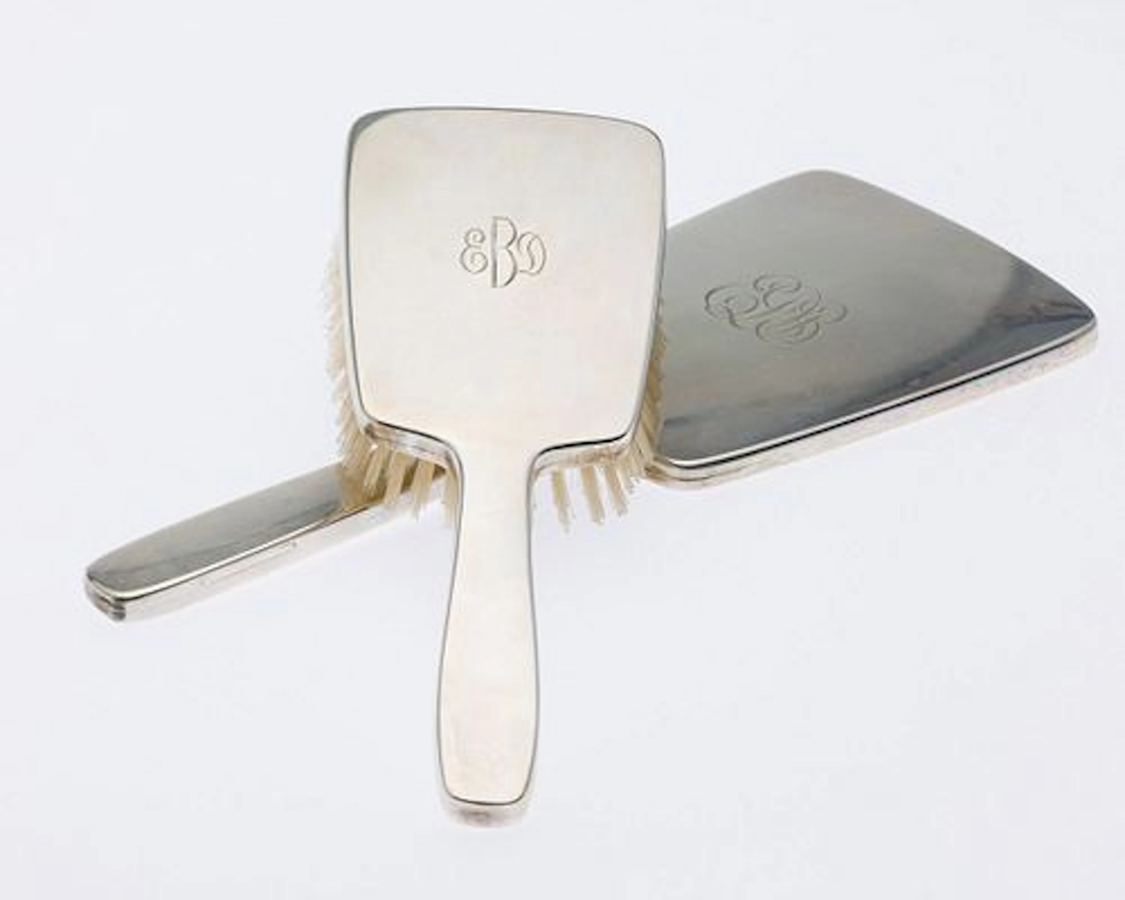 Tiffany Sterling Silver Mirror and Brush