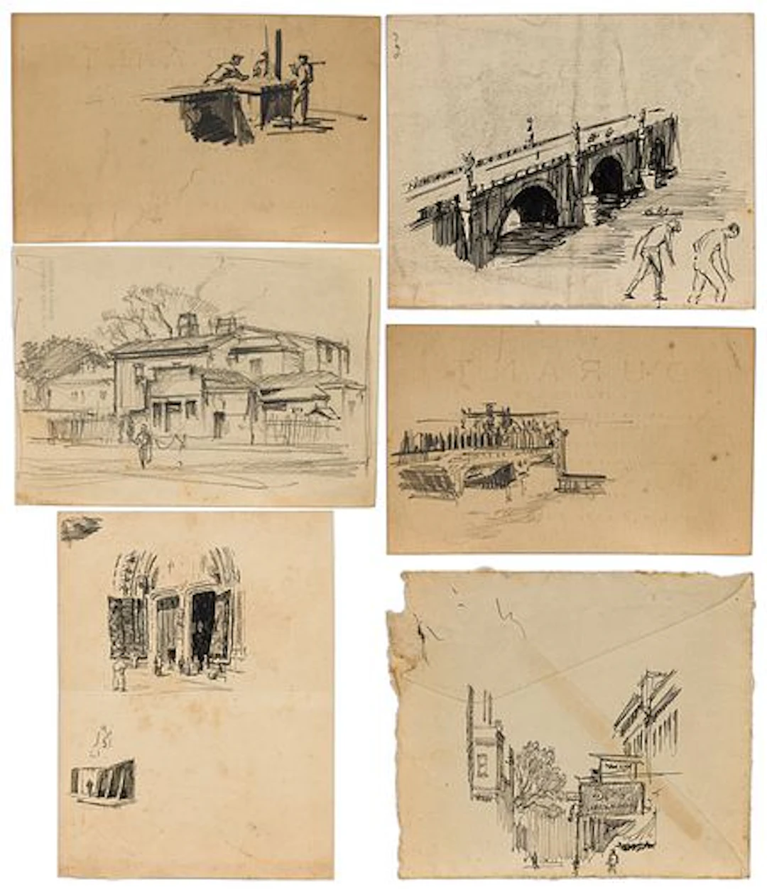Christopher Murphy Jr. (1902-1973), 6 Small Sketches