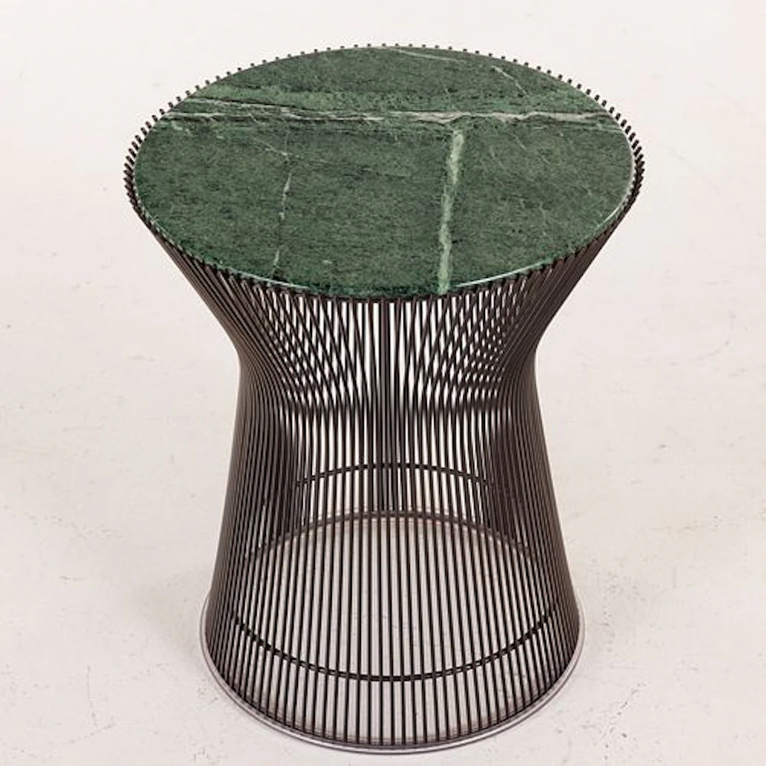 Warren Platner for Knoll Marble and Metal Side Table