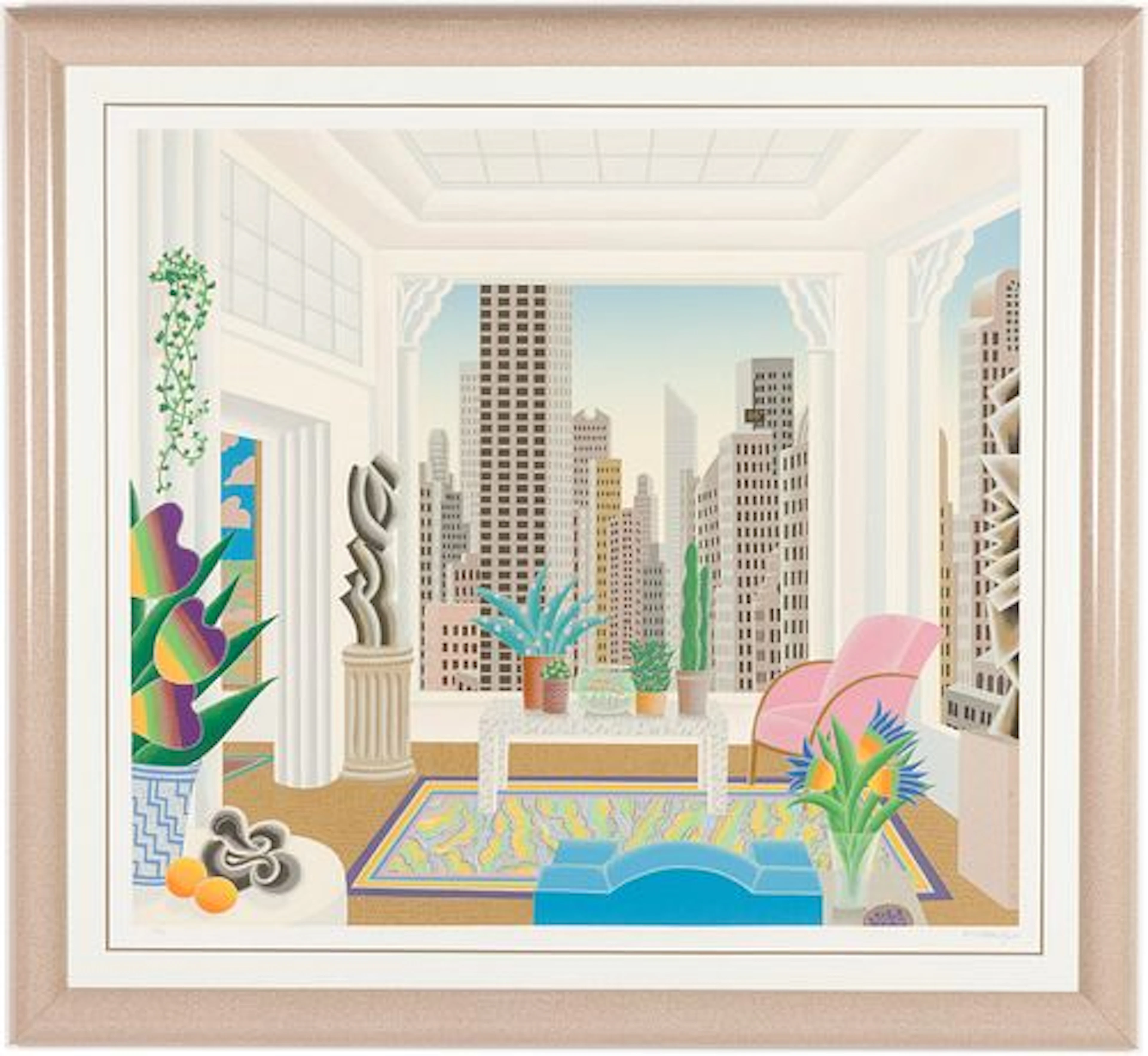 Thomas McKnight (b. 1941), Art Deco Room Manhattan