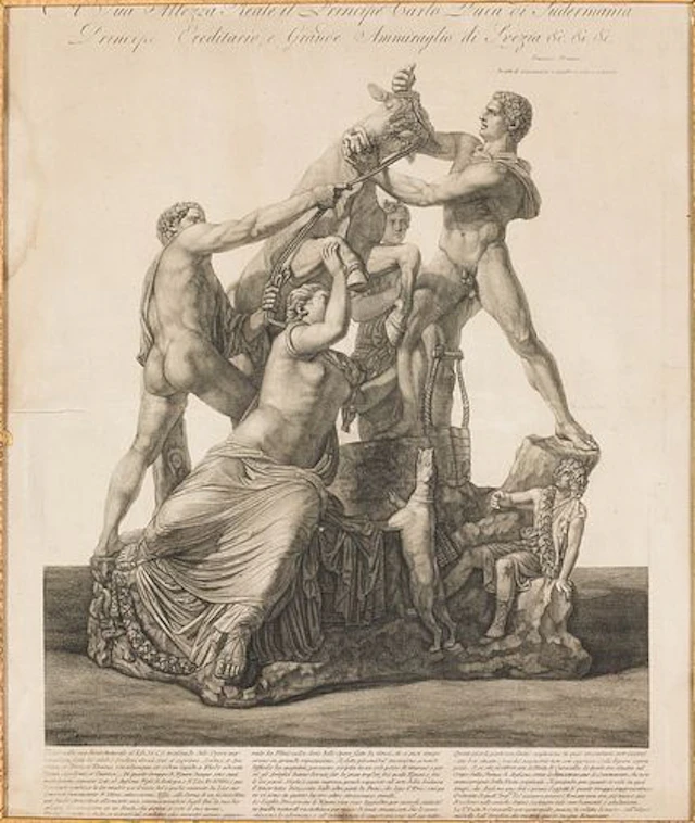 Francesco Piranesi (1758-1810), The Farnese Bull