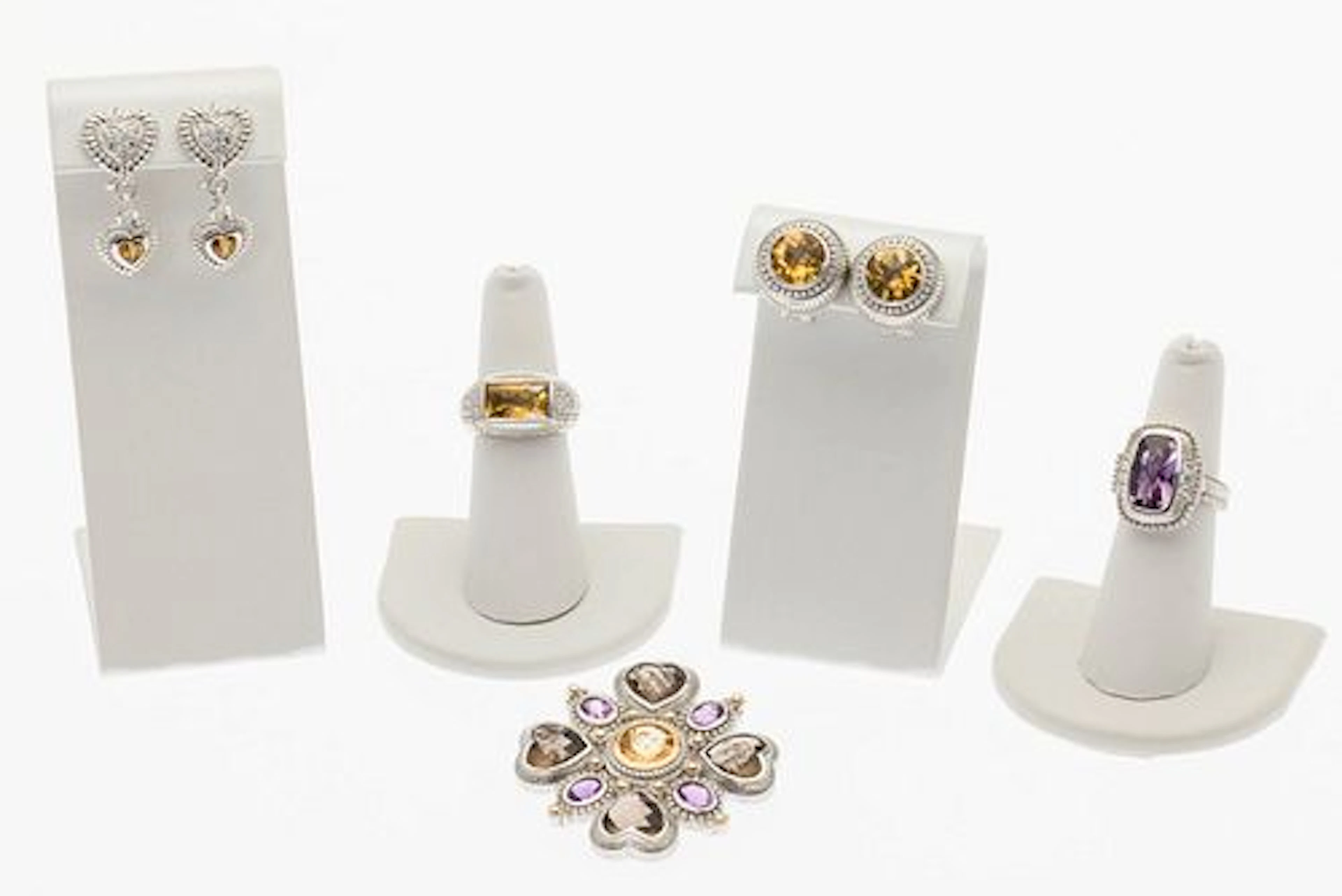 Judith Ribke Sterling & Colored Gem Jewelry, 5 pcs.