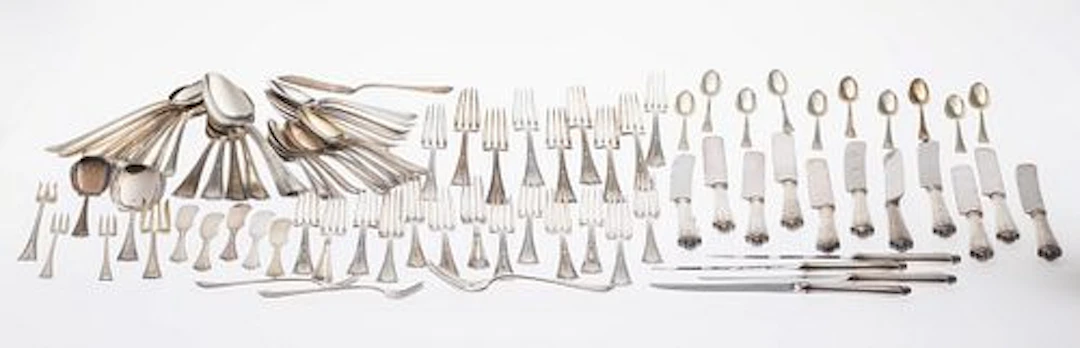 Gorham Fairfax Sterling Silver Flatware, 123 pcs.
