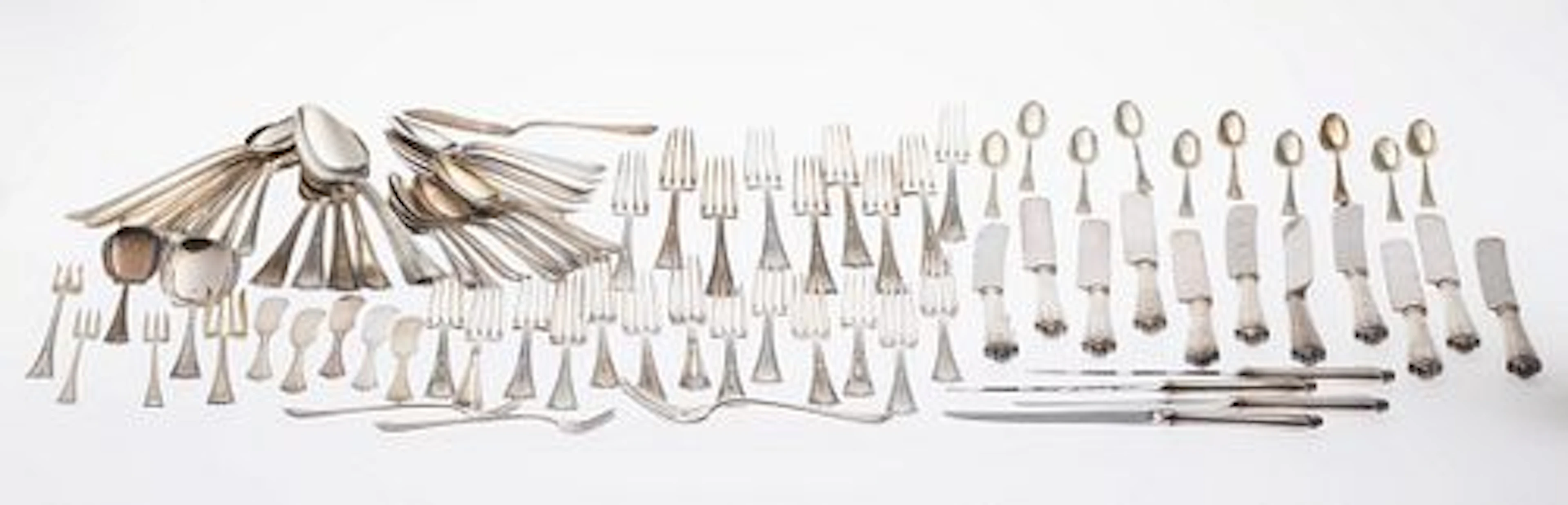 Gorham Fairfax Sterling Silver Flatware, 123 pcs.