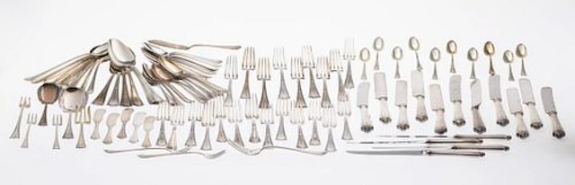 Gorham Fairfax Sterling Silver Flatware, 123 pcs.