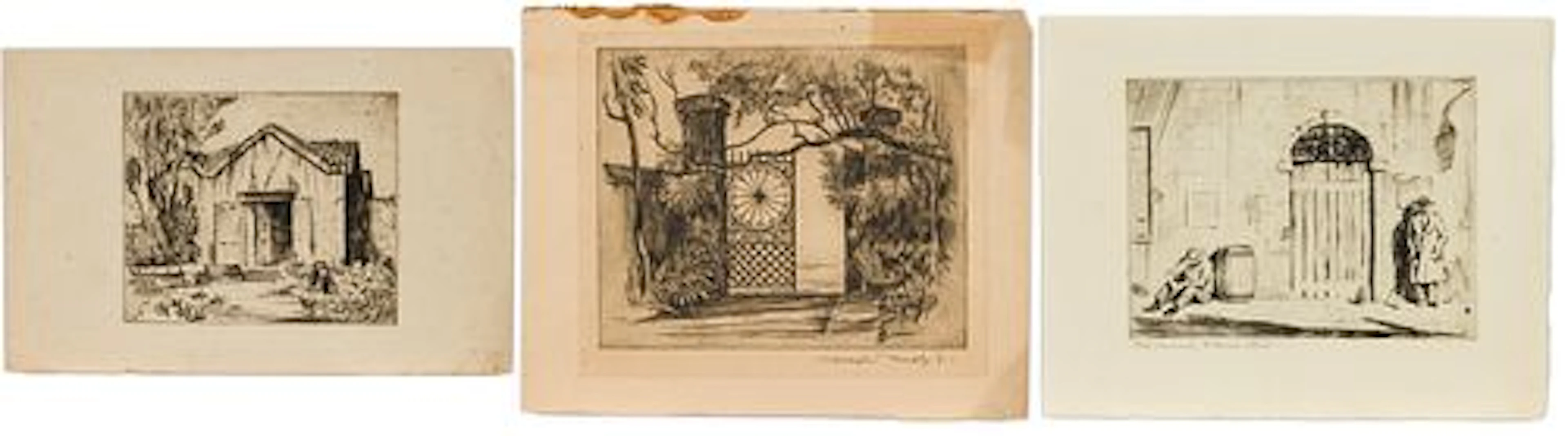 Christopher Murphy Jr., 3 Charleston Etchings