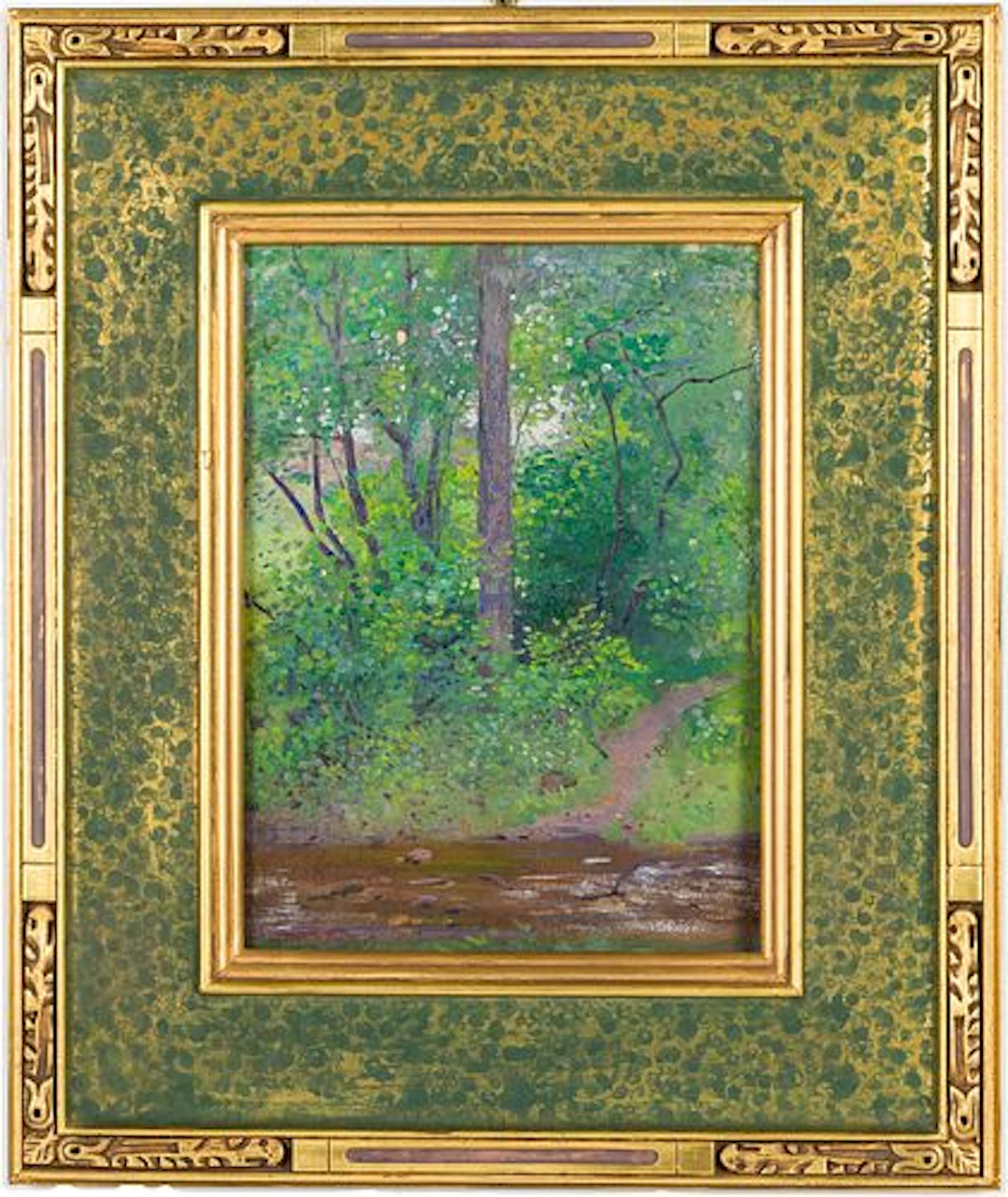 Eliot Clark (NY/VA, 1883-1980), Landscape, O/B, 1906