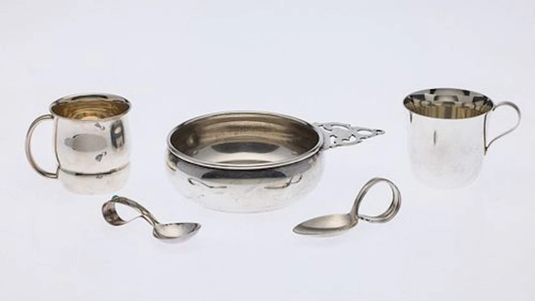 Misc. Sterling Children's Items, Including Tiffany