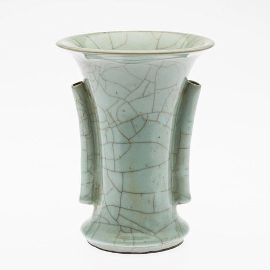 Chinese Guan Ware Gu Vase
