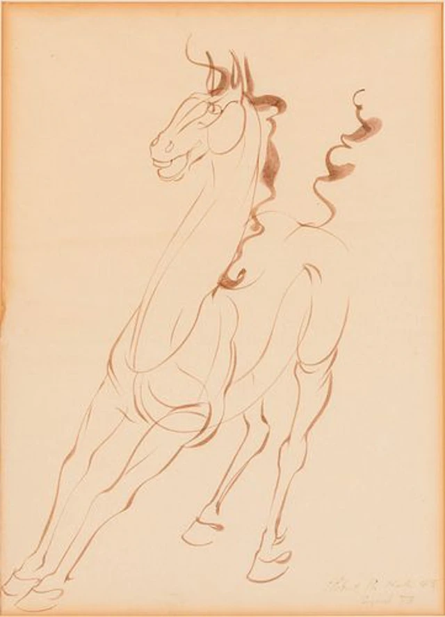 Robert B. Hale (1901-1985), Horse, Ink on Paper