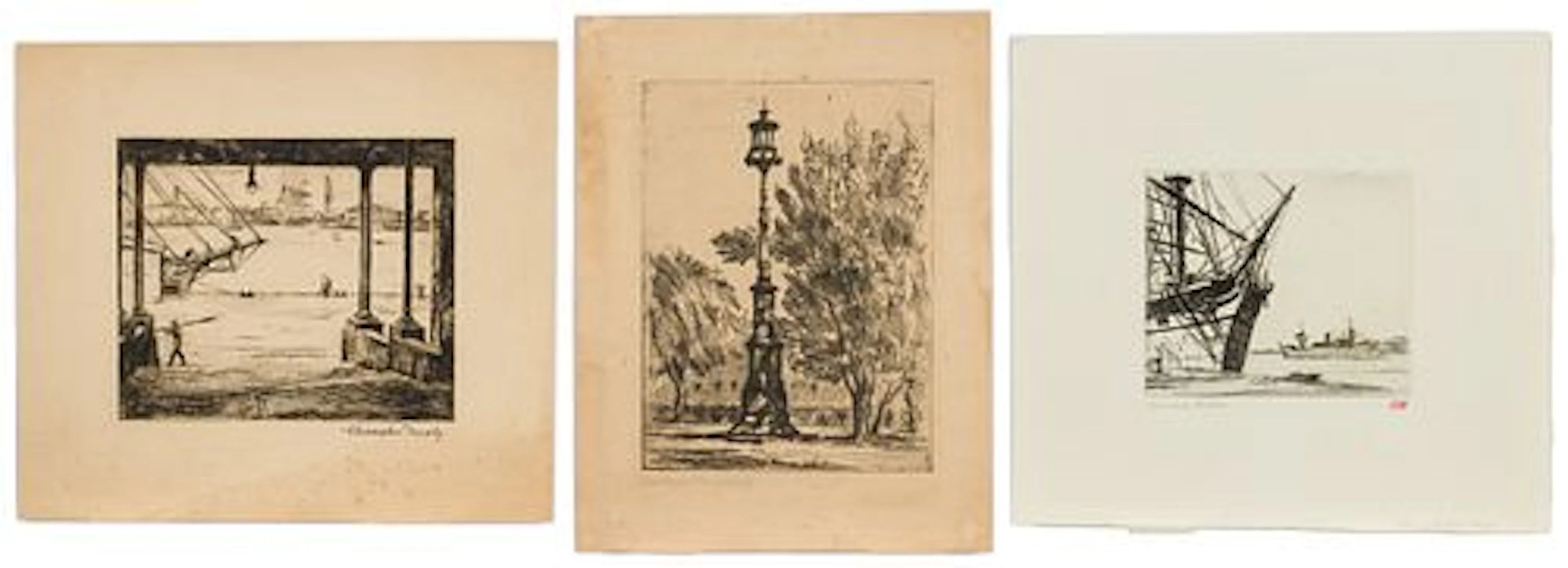 Christopher Murphy Jr., 3 Savannah Etchings