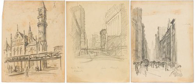 Christopher Murphy Jr., 3 New York Sketches