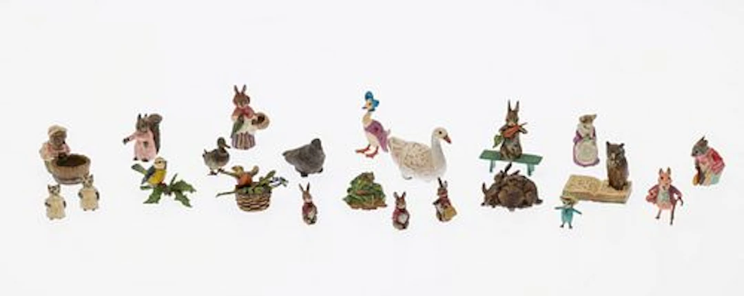 22 Painted Metal Animals