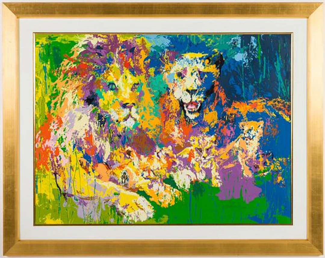 LeRoy Neiman (1921-2012), Lions Pride, Serigraph