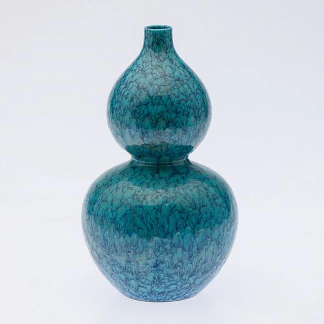 Chinese Jun Glazed Double Gourd Vase