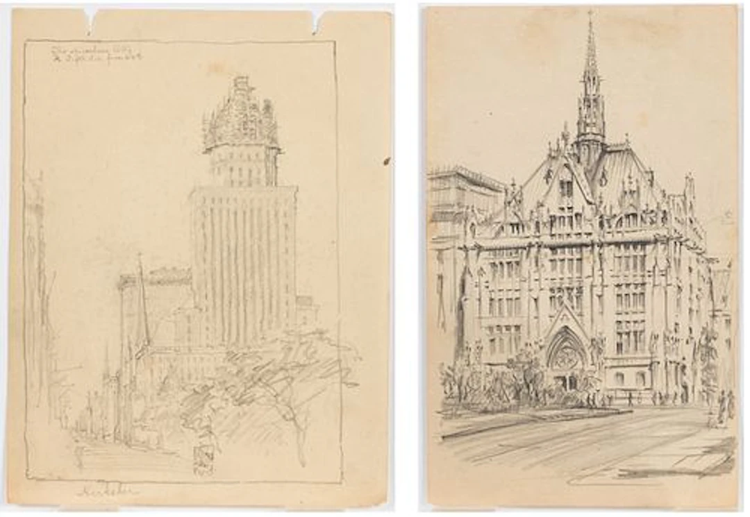 2 Christopher Murphy Jr. (Sav, 1902-1973) Sketches