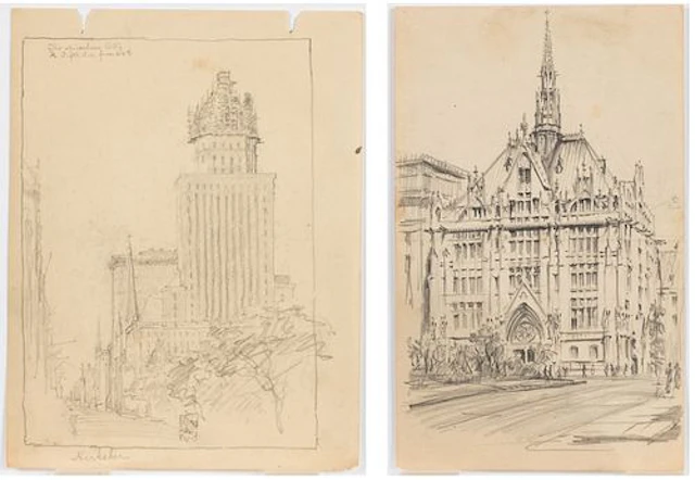 2 Christopher Murphy Jr. (Sav, 1902-1973) Sketches