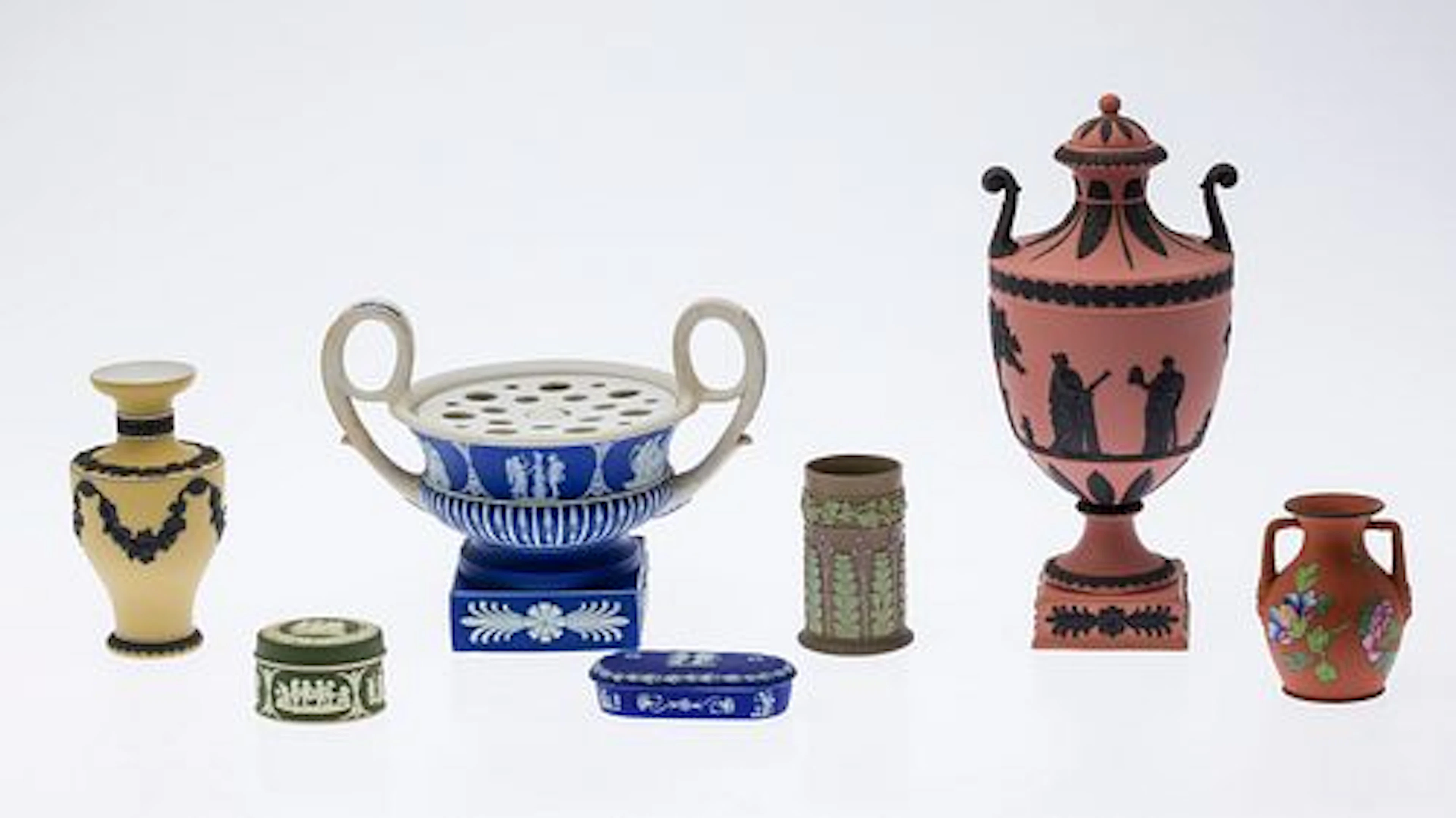 7 Wedgwood Jasperware Articles